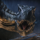 The Indoraptor goes on the prowl in Jurassic World: Fallen Kingdom.